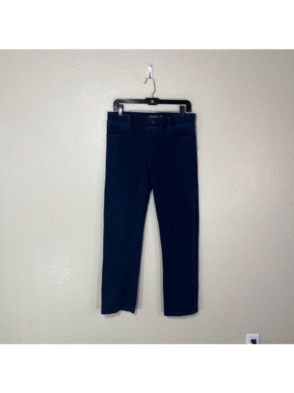 Betabrand Jeggings Womens Medium Petite MP Pull On Stretch Jeans Pants Blue
